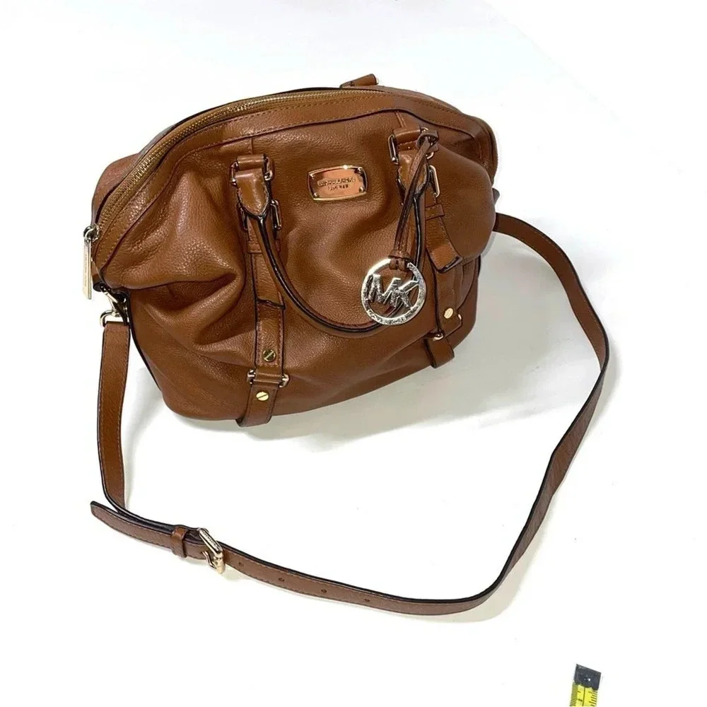 Michael Kors Brown Large Bedford Satchel
